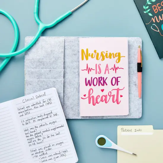 8 Pack A5 Nurse Notebook Set, Nurse Appreciation Gifts for Graduation, Retirement, Medical Students (8 x 5 x 0.1 Inches) Multicolor {3}