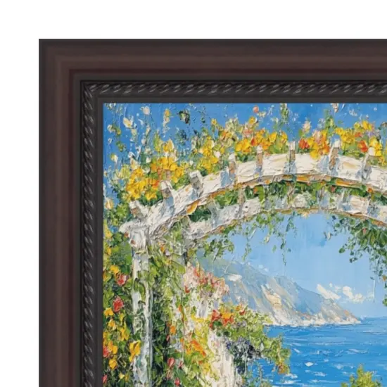 Traditional Diploma Mahogany Rope Picture Frame 17x25 frame {4}