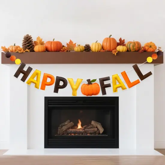 164 ft Fall Pennant Banners (6 Colors) {6}