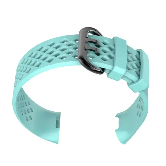For Fitbit Charge 3 / 3 SE / 4 Bands, Replacement Strap for Women Men, Size Small, Light Blue {3}