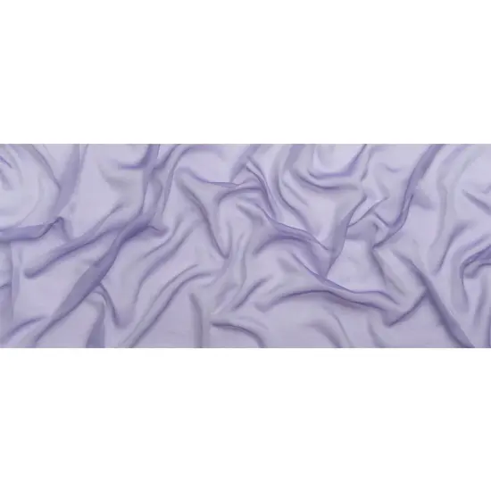 1 Yard Lavender and Silver Iridescent Chiffon-Like Silk Voile 54" Wide, Silk Lightweight Sheer Fabric {3}