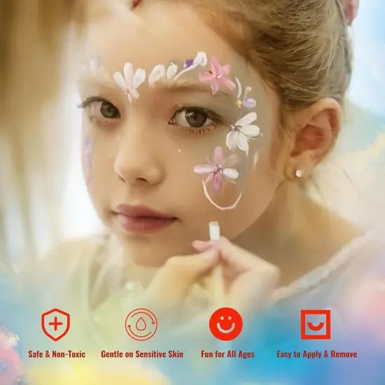 42 Color Face Paint Kit(Multicolor) {4}