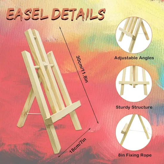 8 Pack Pre Drawn Canvas for Painting for Adults Image(8x10) {5}