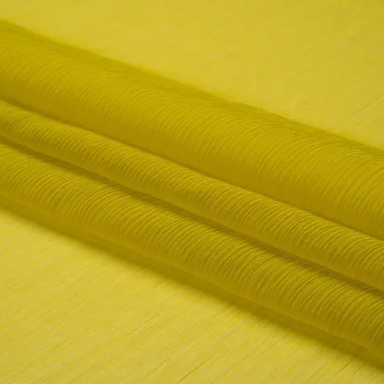 1 Yard Crinkled Silk Chiffon Warm Olive Fabric for Flowing Dresses , 43 Inches Wide {4}