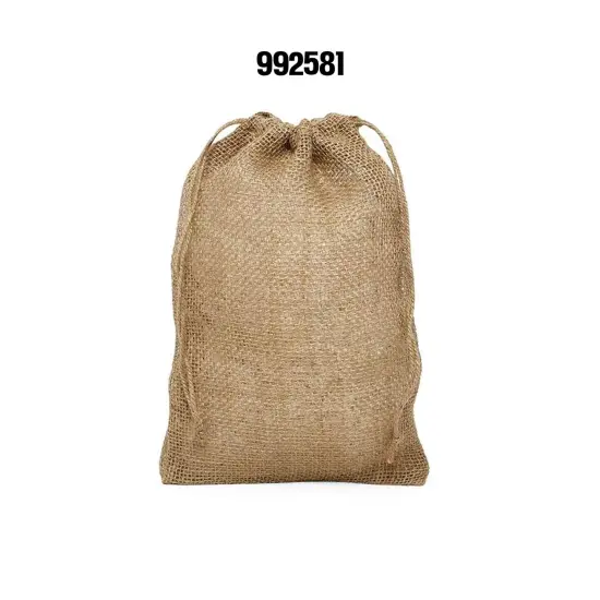 Rough Natural Burlap Bag 5" x 8" Durable and Convenient {3}