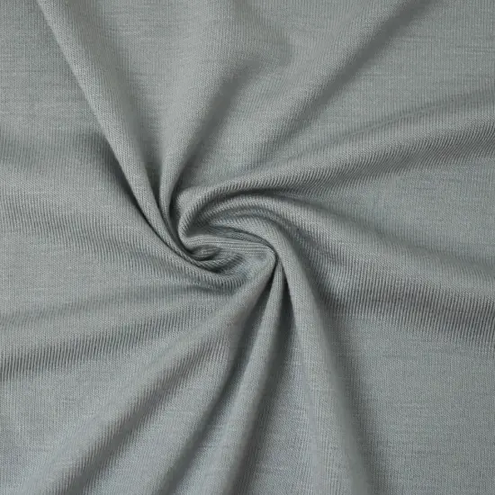Pastel Gray Bamboo Stretch Spandex Solid Jersey Knit Fabric By the Yard {1}