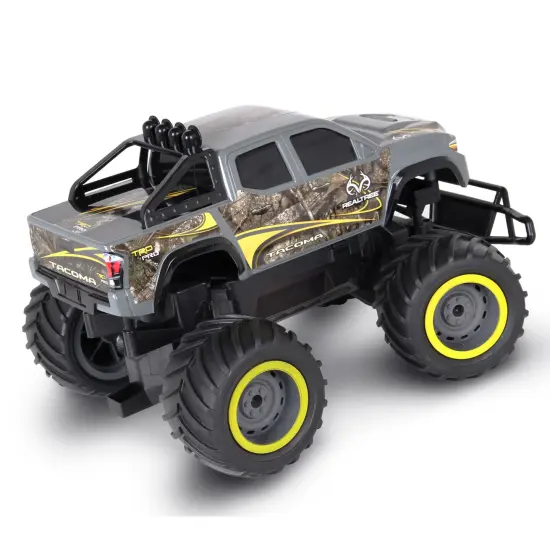 RealTree: RTR RC - Toyota Tacoma - Gray Camo - 2.4 Ghz High Performance for Donuts & Wheelies, Turbo Boost, Ready-To-Run Radio Controlled Vehicle {4}