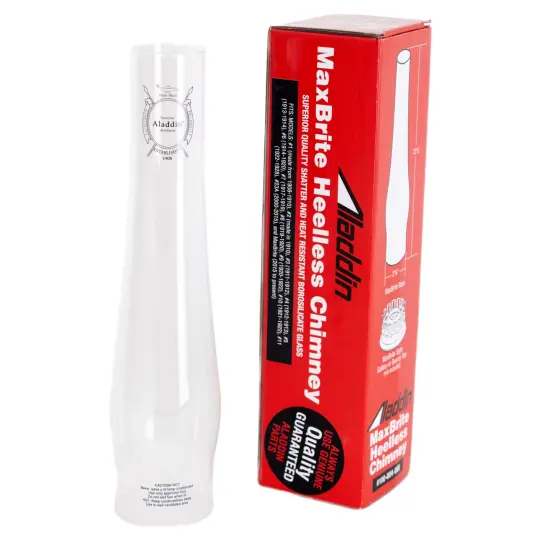Aladdin MAXbrite Heel-less Lamp Chimney {1}