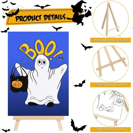 48 Pcs Halloween Kids Paint Party Favors Sets(Pumpkin) {5}
