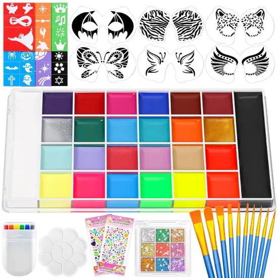Professional Face Painting Kit(Multicolor) {1}