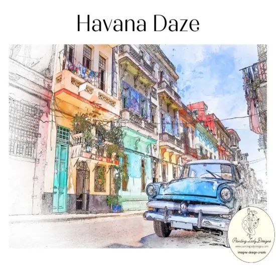 Havana DazeDecoupage and Mixed Media Papers (small) {1}