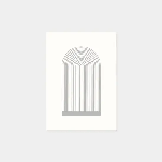 Geo Arch Note Cards II {1}