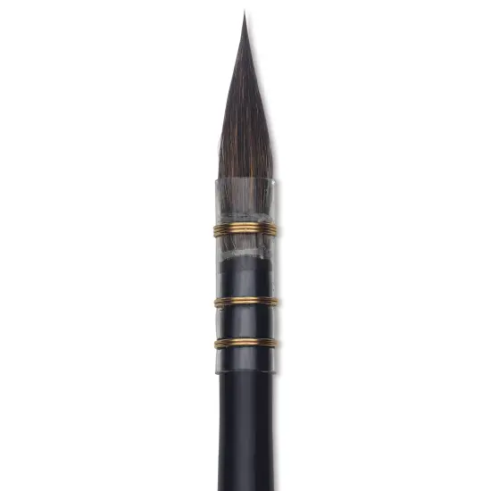 Da Vinci Cosmotop Sable Mix B Brush - Round Wash, Short Handle, Size 2 {1}