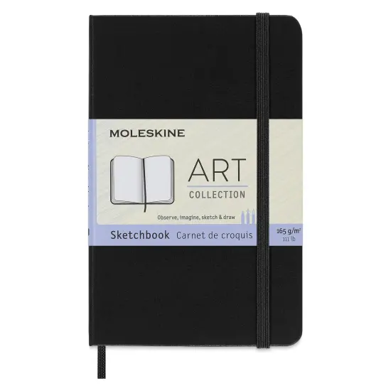 Moleskine Sketchbook - Black, Pocket, 5-1/2" x 3-1/2" {2}