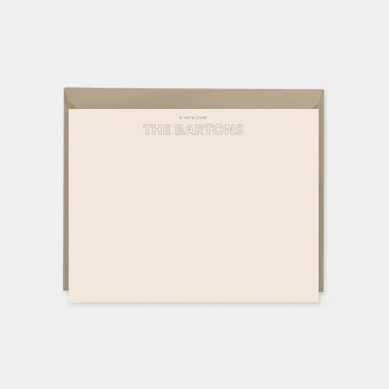 Outline Type Note Cards II {1}