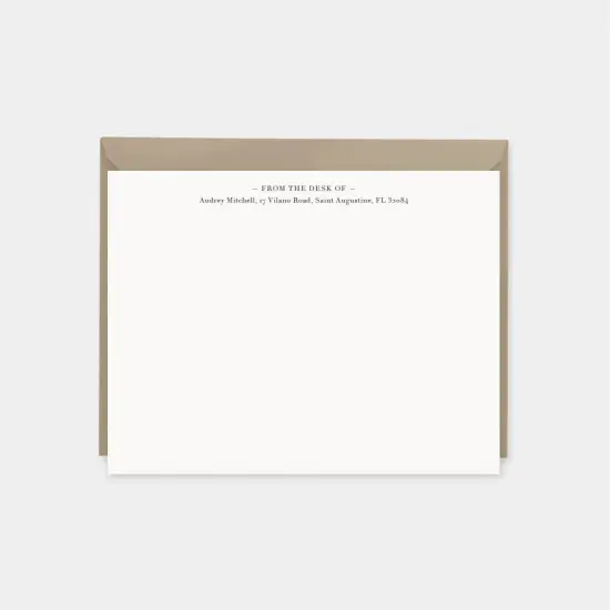 Steel Painted Texture Note Cards, {6}