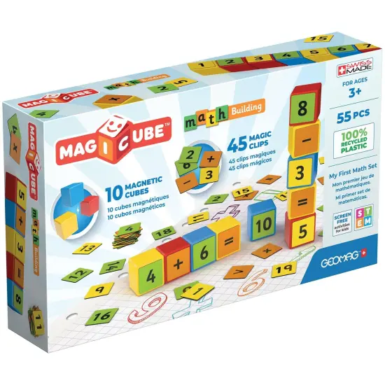 Magicube&trade; Math Building Set, Recycled, 55 Pieces {1}