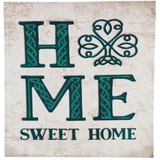 Celtic Home Sweet Home Garden Flag 2 Sided St Patricks {1}