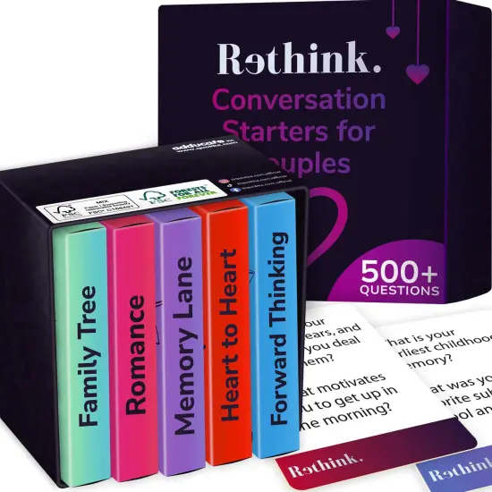 Rethink!: Conversation Starters for Couples Game | Know Me Better Questions {1}