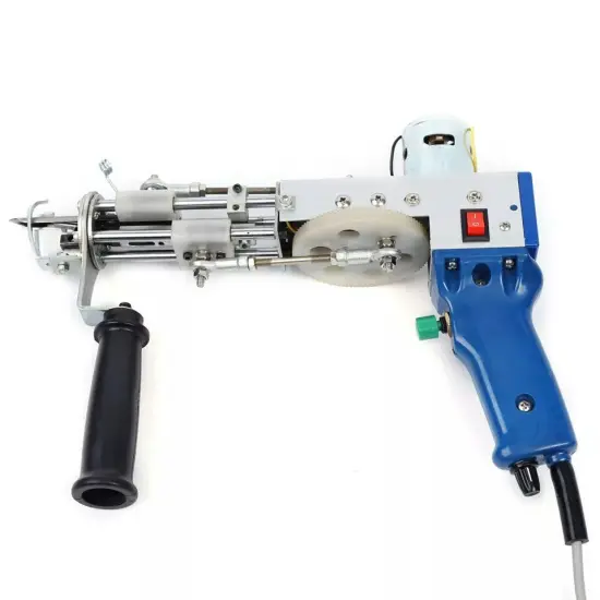 Electric Carpet Tufting Gun Cut Pile Weaving Flocking Machine Kit 9-21mm 50W {2}