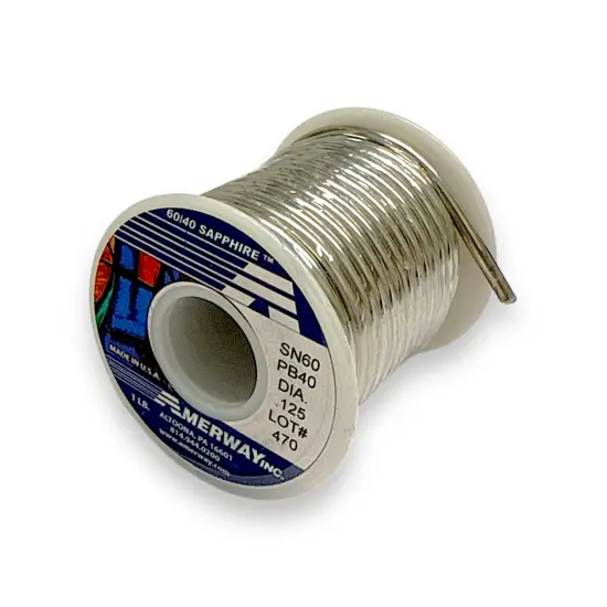 AMERWAY 60/40 SAPPHIRE Solder for Stained Glass (1 LB Spool) {1}