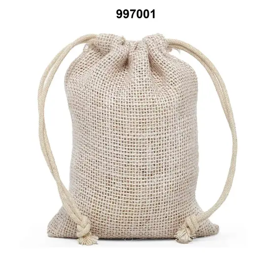 Colored Jute Bag 3" x 5" Compact and Vibrant {3}