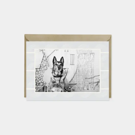 Holiday Photo Card, Elegant Art Deco {1}