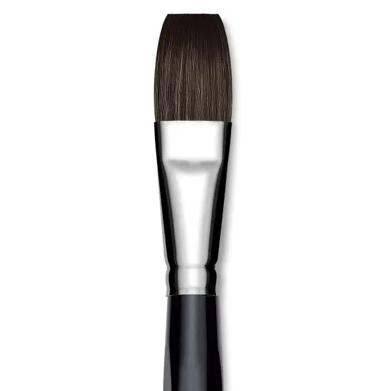 Da Vinci Casaneo Synthetic Squirrel Watercolor Brush - Flat, Size 24, Short Handle, Synthetic {1}