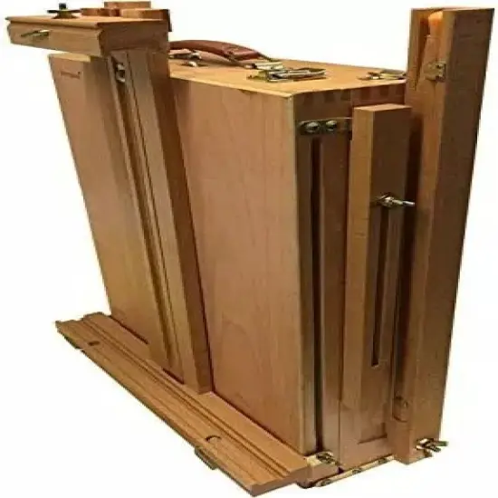 French Easel Wood Sketch Box Portable Folding Art Artist Painters Tripod Stand {3}