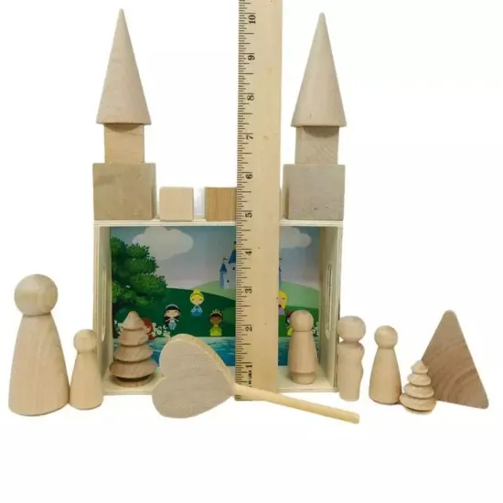 Kitcheniva My Little Sensory Tray Disney Princess Addition Wooden Sensory Kit Toy {3}