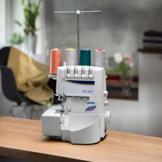 JUKI MO-1000 2/3/4 Thread Serger Machine with Air Supported Threading {6}