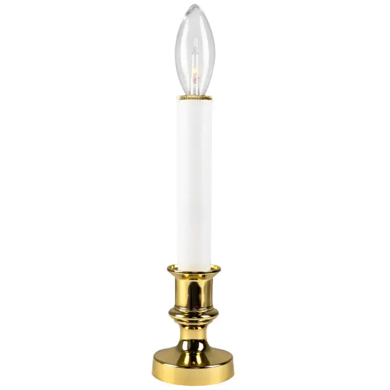 Northlight Single Light Window Candles - 9" - White - Set of 2 {5}