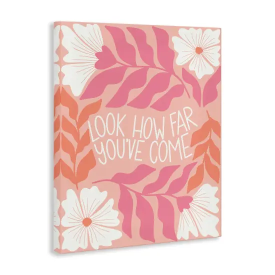 Stupell Industries How Far You've Come Canvas Wall Art Design by Taylor Shannon Designs {3}