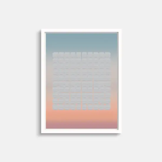 Tropical Sunset Panel Grid {1}