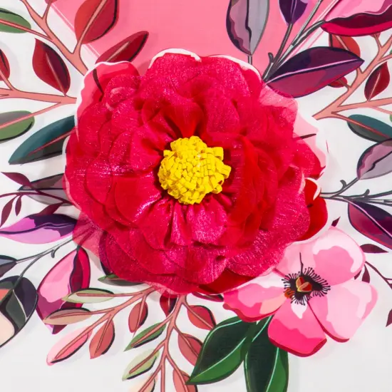 Happy Valentine's Day Heart and Floral Banner 2 Sided {5}