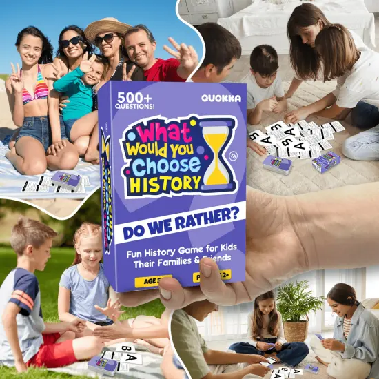 Trivia Game What Would You Choose History for Kids & Family {6}