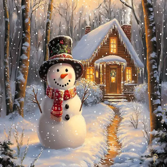 Sunsout Winter Friend 1000 pc Christmas Jigsaw Puzzle 77036 {1}