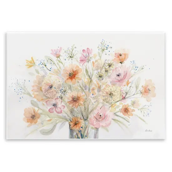 Stupell Industries Blush Pink Bouquet Wall Plaque Art Design by Patti Bishop {1}