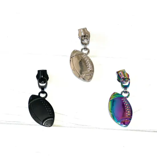 Football Dangle zipper pulls {1}