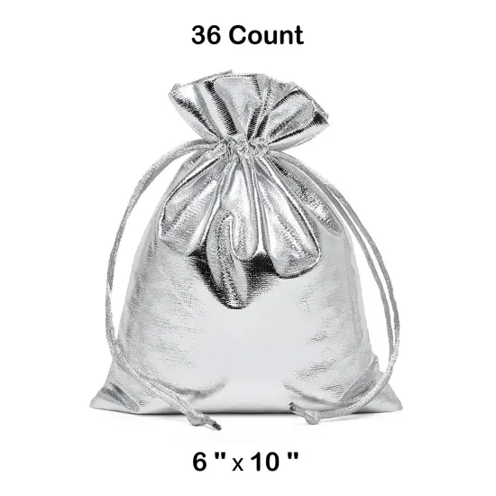 Metallic Lame Bag 6" x 10" Modern and Trendy {1}