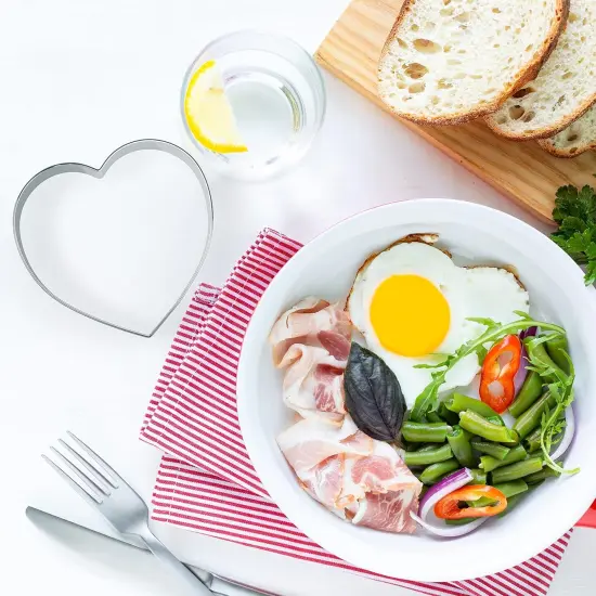 Stainless Steel Heart Cookie Cutter Set &ndash; Valentines Day Cookie Cutters {5}