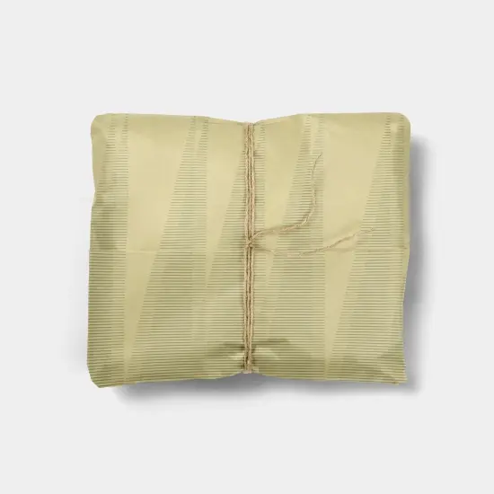 Fine Line Mustard Gift Wrap {1}