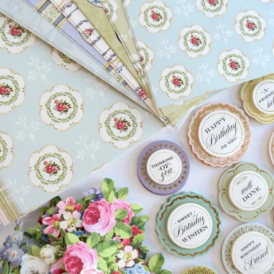 China Cabinet Paper Crafting Kit {2}