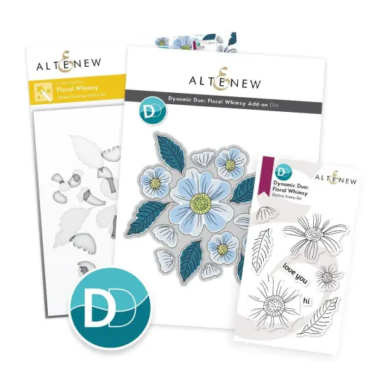 Dynamic Duo: Floral Whimsy & Add-on Die Bundle {1}
