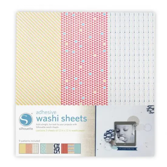 Silhouette Washi Paper Sheets {1}
