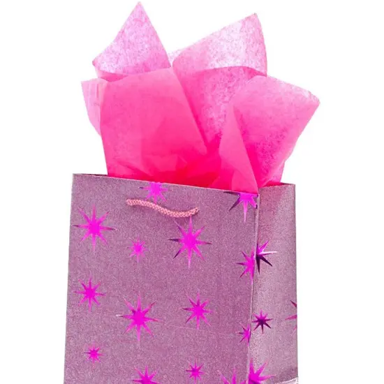 Chic Metallic Star Tote 7.88" x 4.5" x 9.75" {5}