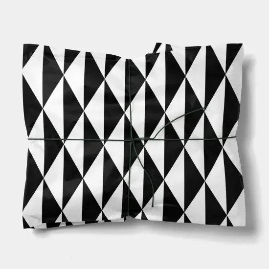 Black & White Geo Shape Gift Wrap VI {1}
