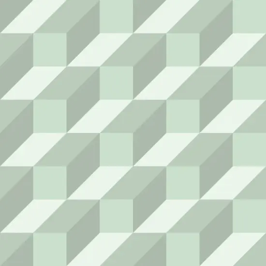 Soft Green 3D Block Gift Wrap {2}