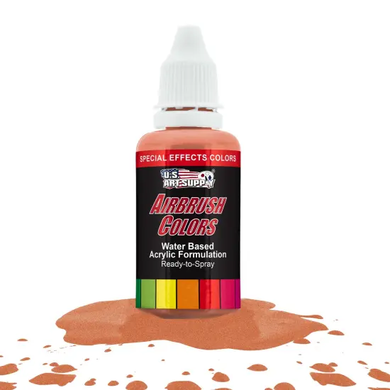 Orange Pearl, Pearlized Special Effects Acrylic Airbrush Paint, 1 oz. {1}