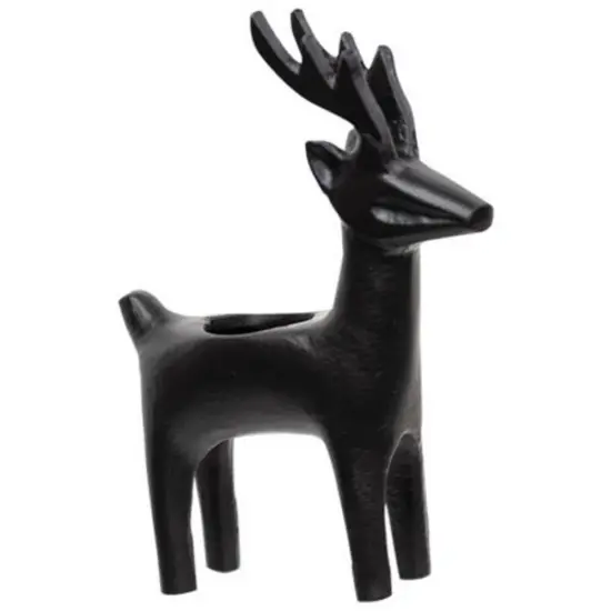 Cast Iron Reindeer Tealight Holder {1}